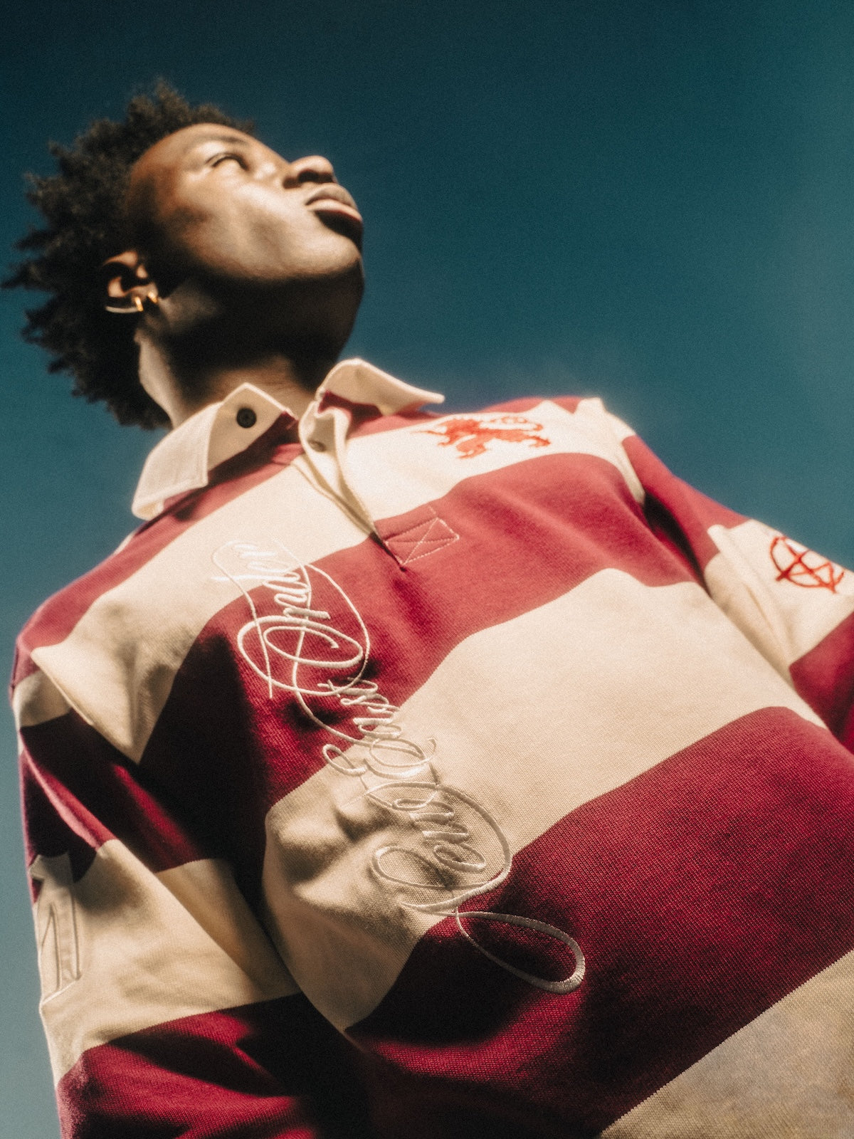 UNION JACK HEAVY STRIPE RUGBY SHIRT