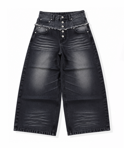 CUT-UP LOOSE FIT DENIM