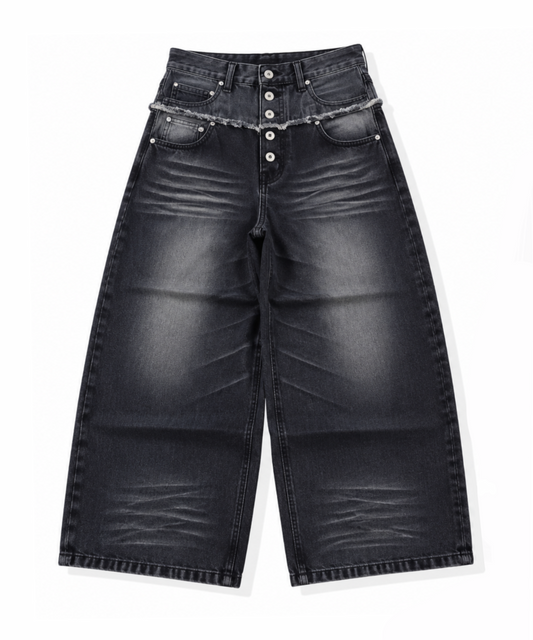 CUT-UP LOOSE FIT DENIM