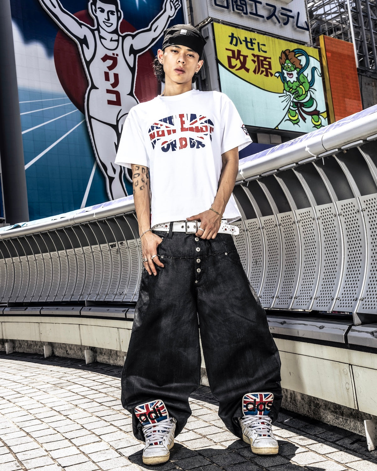 CUT-UP COATED DENIM