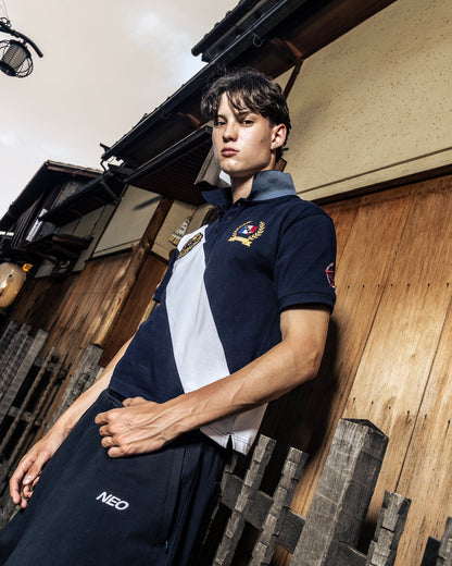 DIAGONAL FLAG POLO
