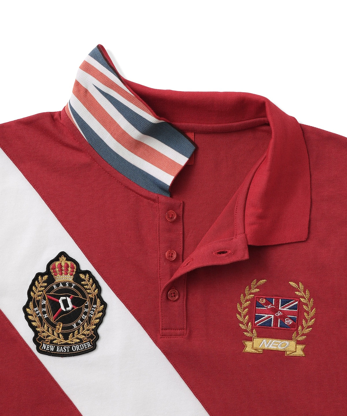 DIAGONAL FLAG POLO