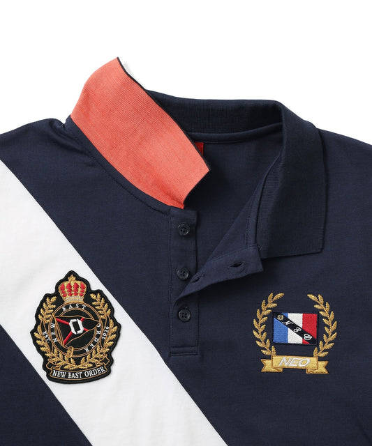 DIAGONAL FLAG POLO