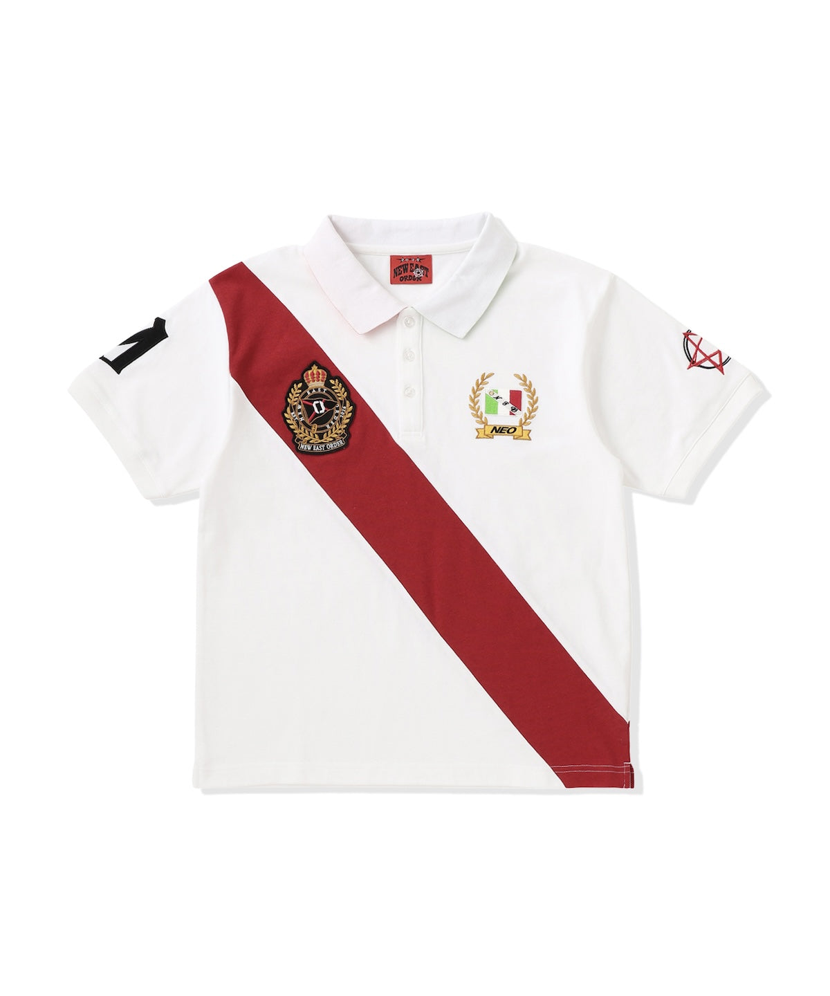 DIAGONAL FLAG POLO