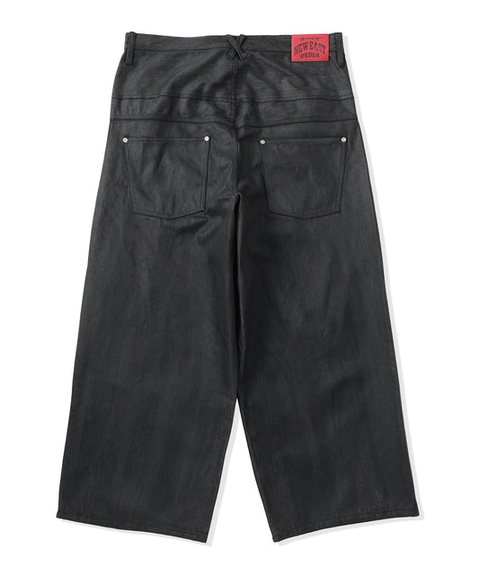 CUT-UP COATED DENIM