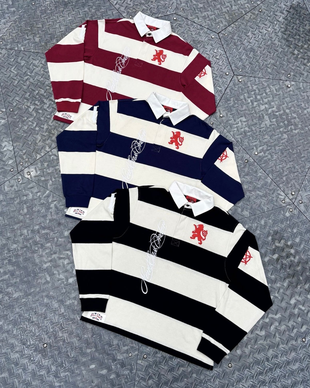 UNION JACK HEAVY STRIPE RUGBY SHIRT