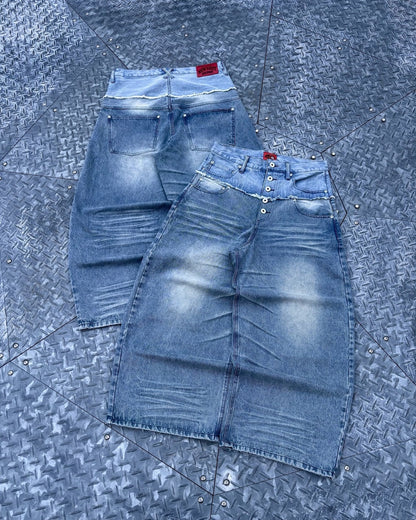 CUT-UP LOOSE FIT DENIM