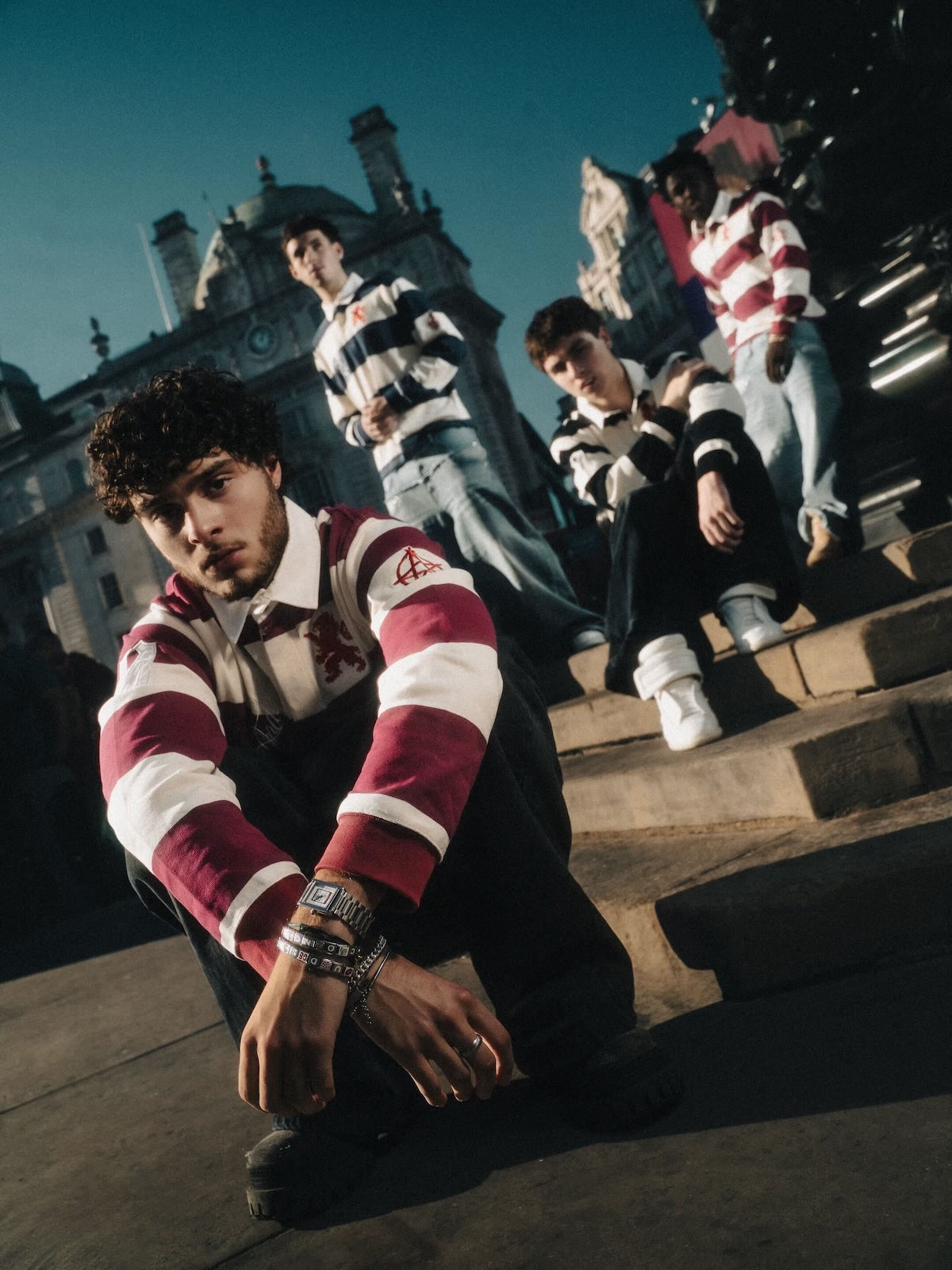 UNION JACK HEAVY STRIPE RUGBY SHIRT