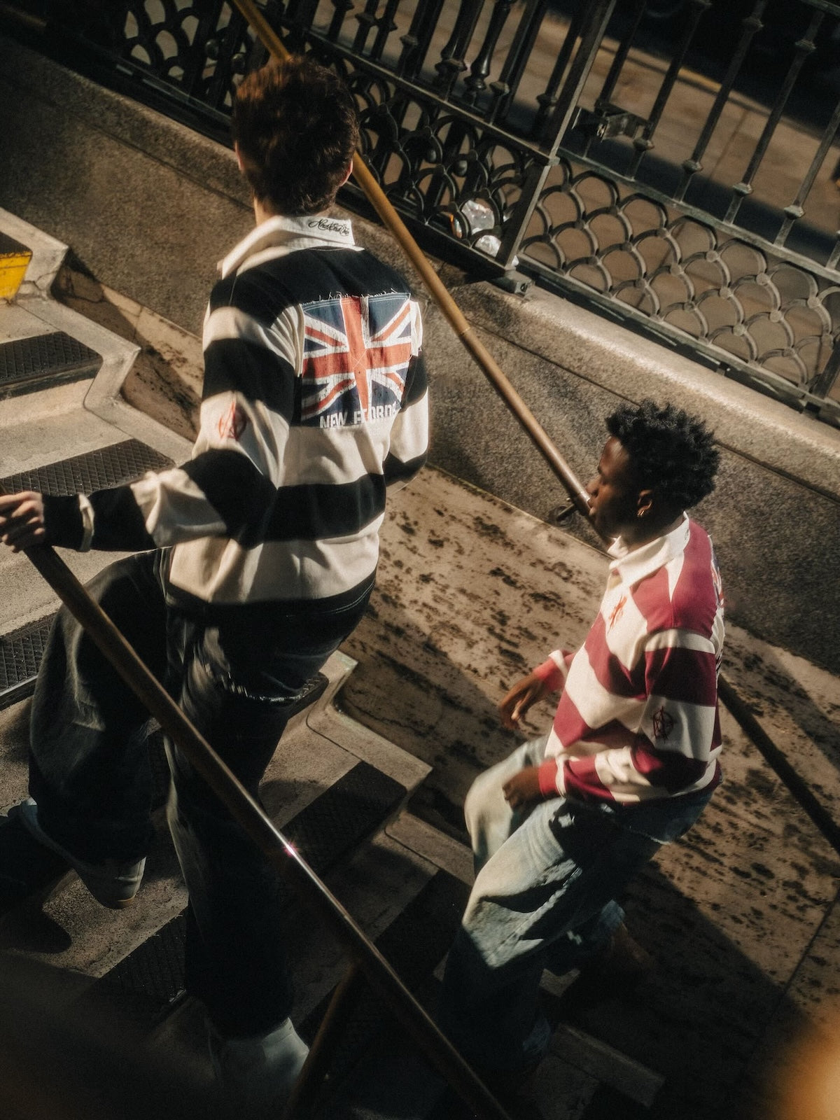 UNION JACK HEAVY STRIPE RUGBY SHIRT