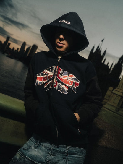 UNION JACK LOGO HOODIE