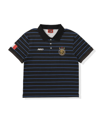 Italy Stripe Football Polo