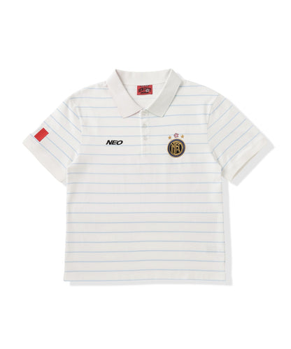Italy Stripe Football Polo