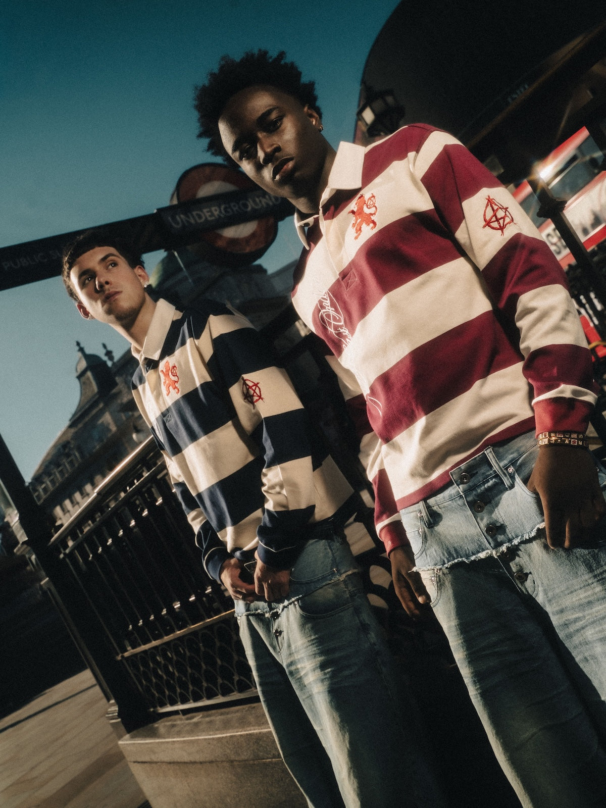 UNION JACK HEAVY STRIPE RUGBY SHIRT
