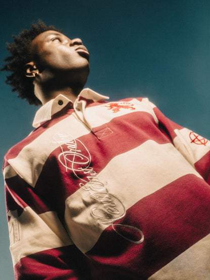 UNION JACK HEAVY STRIPE RUGBY SHIRT