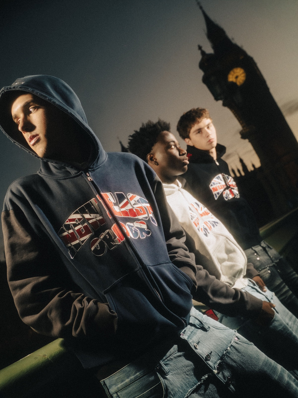 UNION JACK LOGO HOODIE