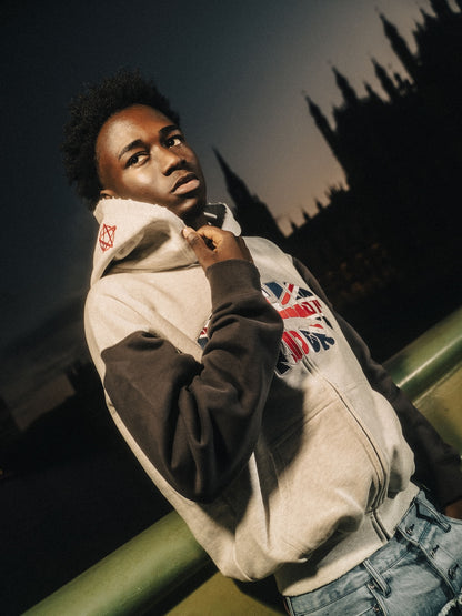 UNION JACK LOGO HOODIE